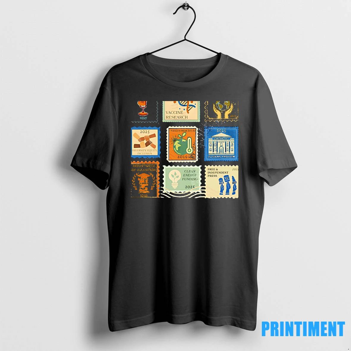 Anti Fascism Retro In Memoriam Stamp Tshirts Sweater