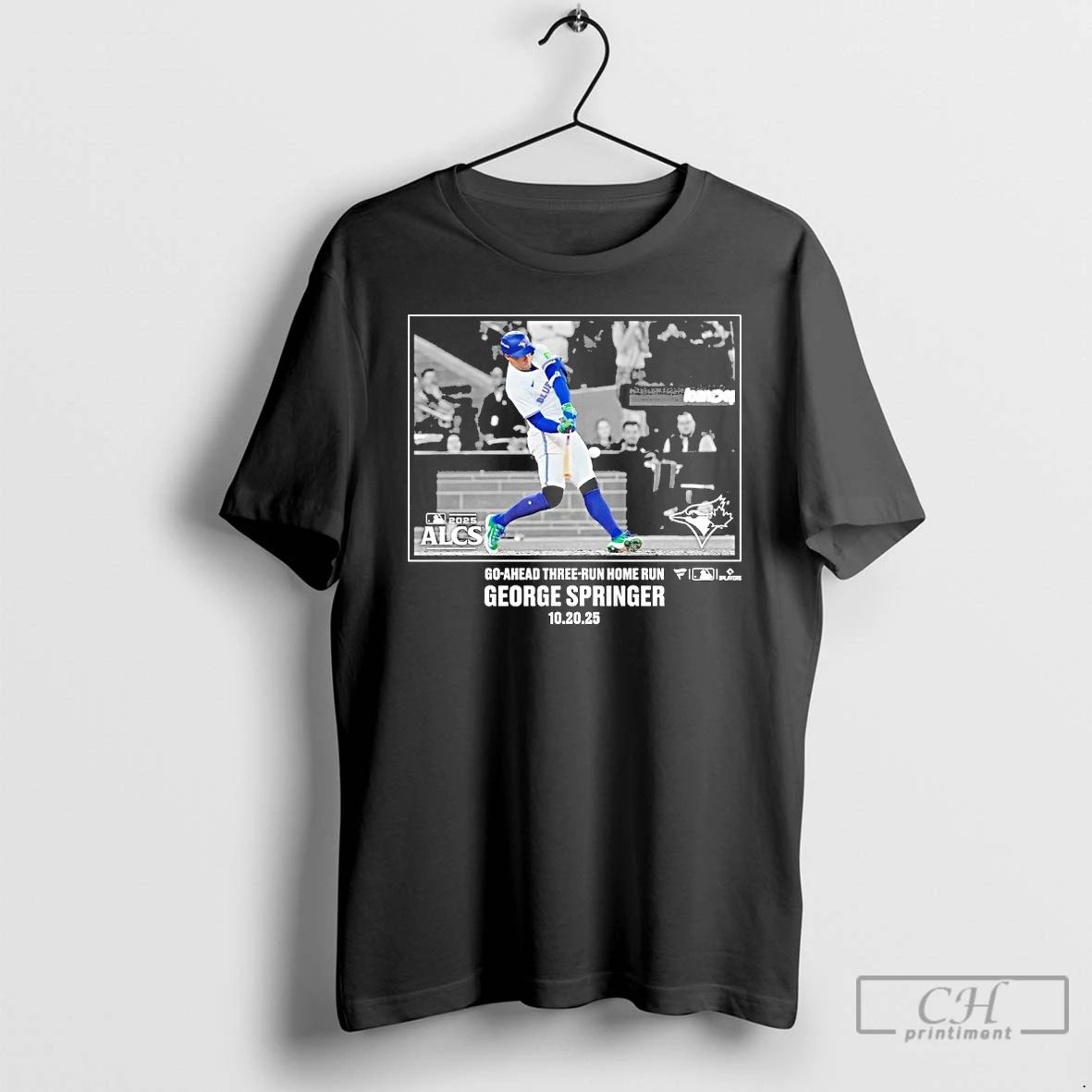 Classic George Springer Go Ahead 3 Run Hr 20 10 2025 T Shirts