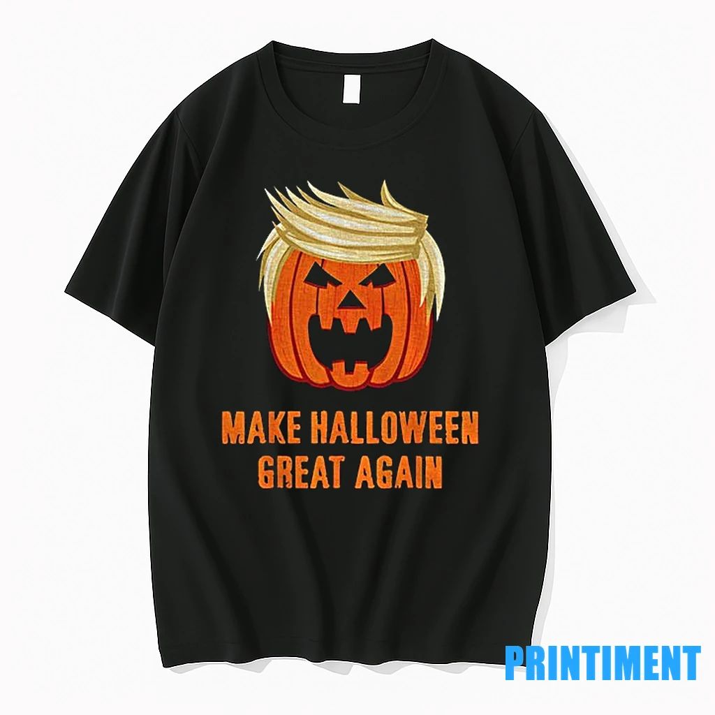 Trump Pumpkin Make Halloween Great Again Meme Tshirts Sweater