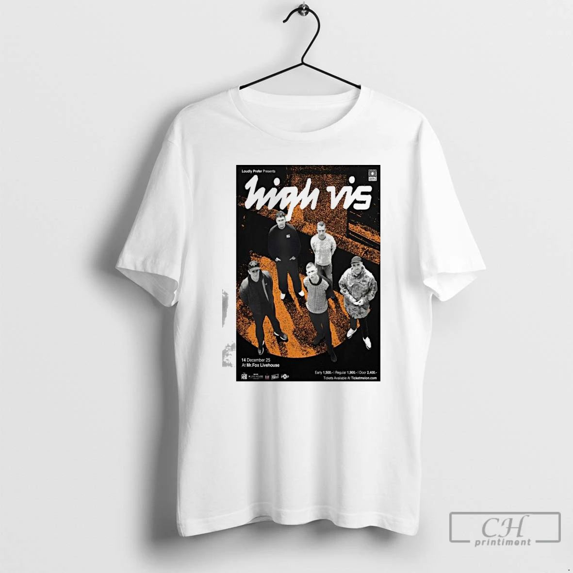Premium High Vis Tour Mr Fox Livehouse 2025 T Shirts