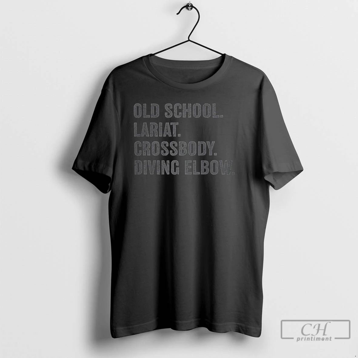 Classic Old School Lariat Crossbody Diving Elbow Meme T Shirts