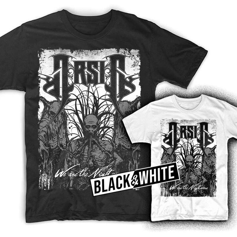 Arsis We are the Nightmare album T shirt BLACK WHITE sizes S-5XL