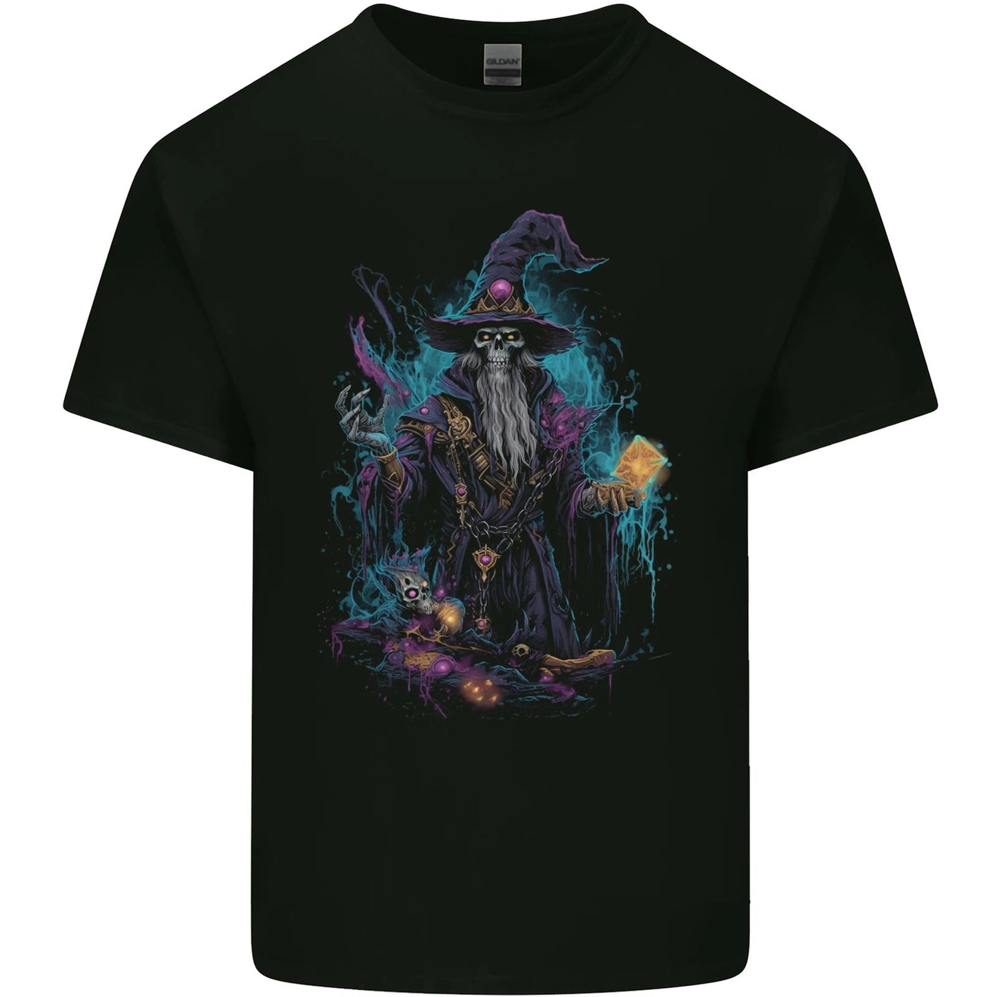 Fantasy Wizard Warlock 6 Mens Light Cotton T-Shirt