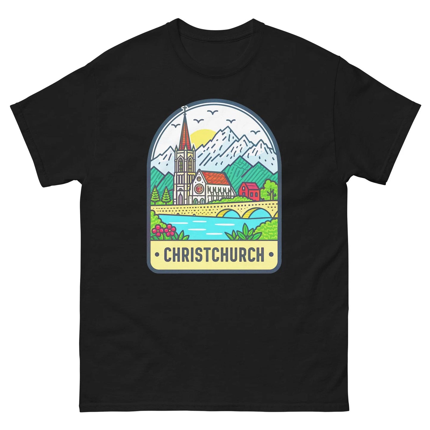 Christchurch World Travel Urban Area City T-Shirt