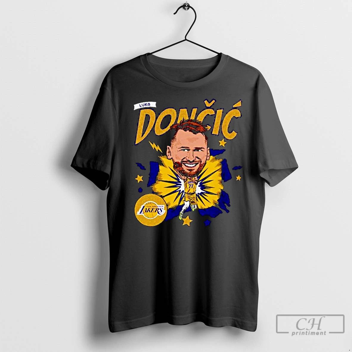Classic Luka Doncic Nba Los Angeles Lakers Caricature Ornaments