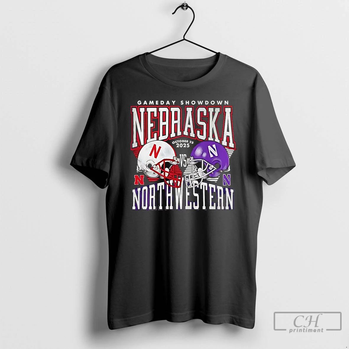 Classic Nebraska Cornhuskers Vs Northwestern Wildcats Gameday Showdown 2025 T Shirts