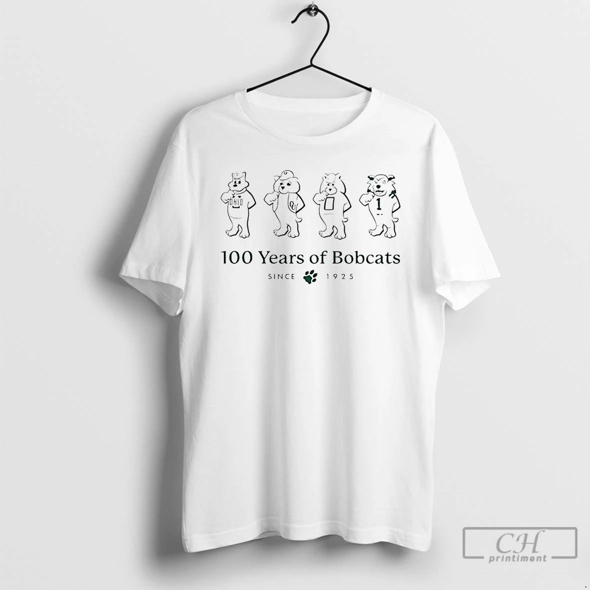 Classic Ohio Bobcats Since 1925 100 Years Of Bobcats T Shirts