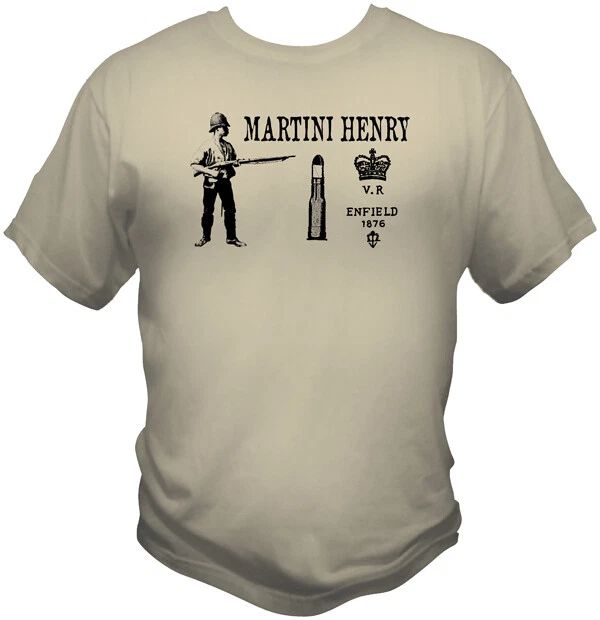 British Martini Henry Rifle T Shirt Hand Made in the USA 577-450 Zulu War