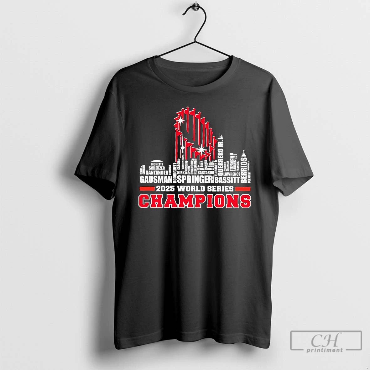 Premium Toronto Blue Jays 2025 World Series Champions Skyline T Shirts
