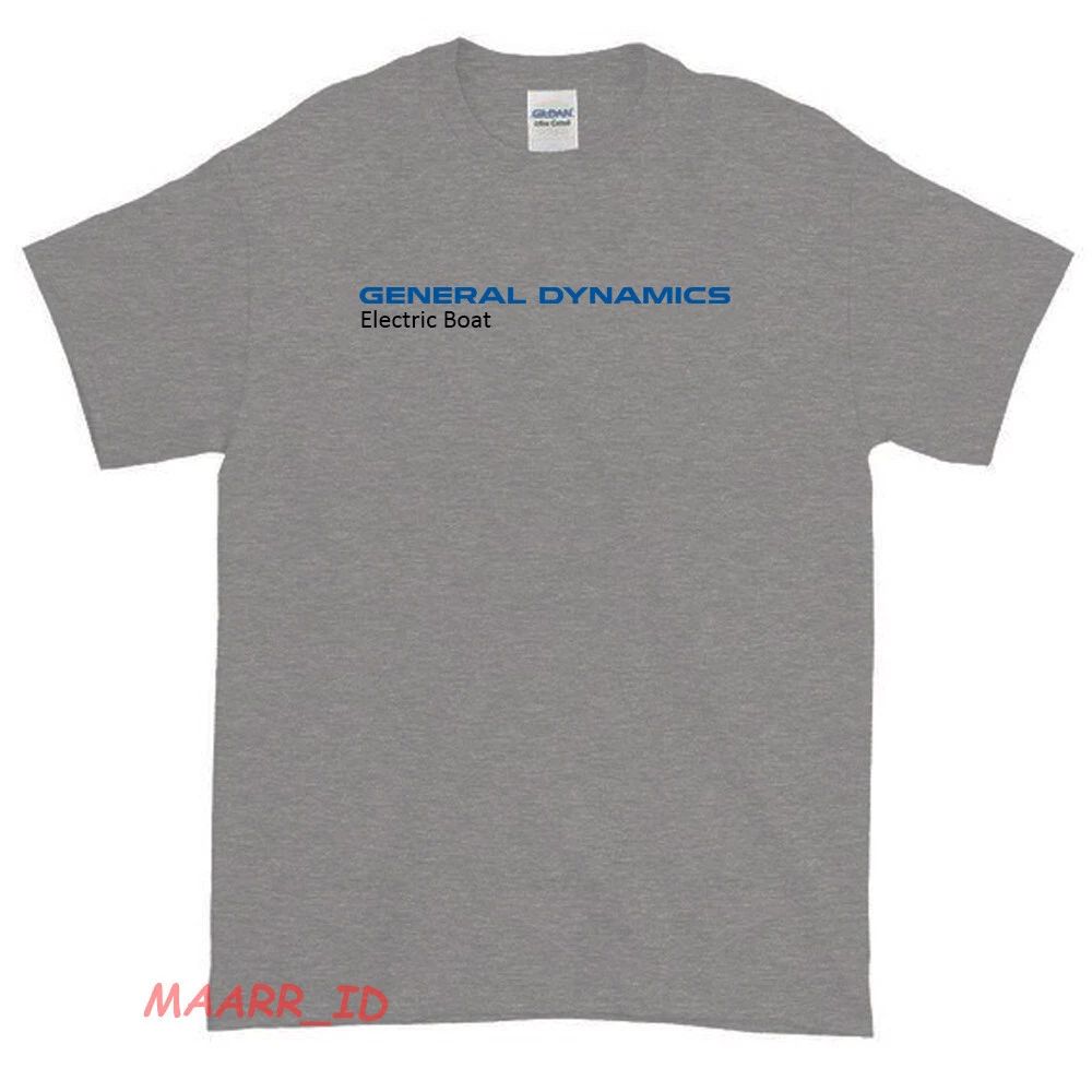 New General Dynamics Electric Boat Logo American Funny T Shirt USA size S-XXL