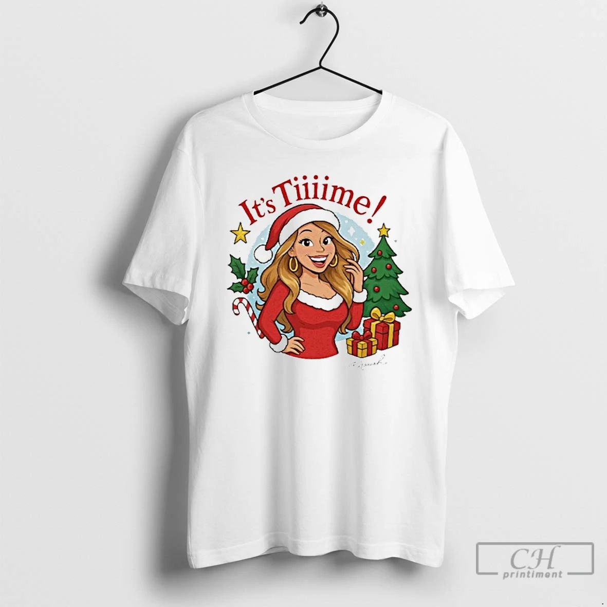 Premium All I Want For Christmas Is Maria Carey T Shirts