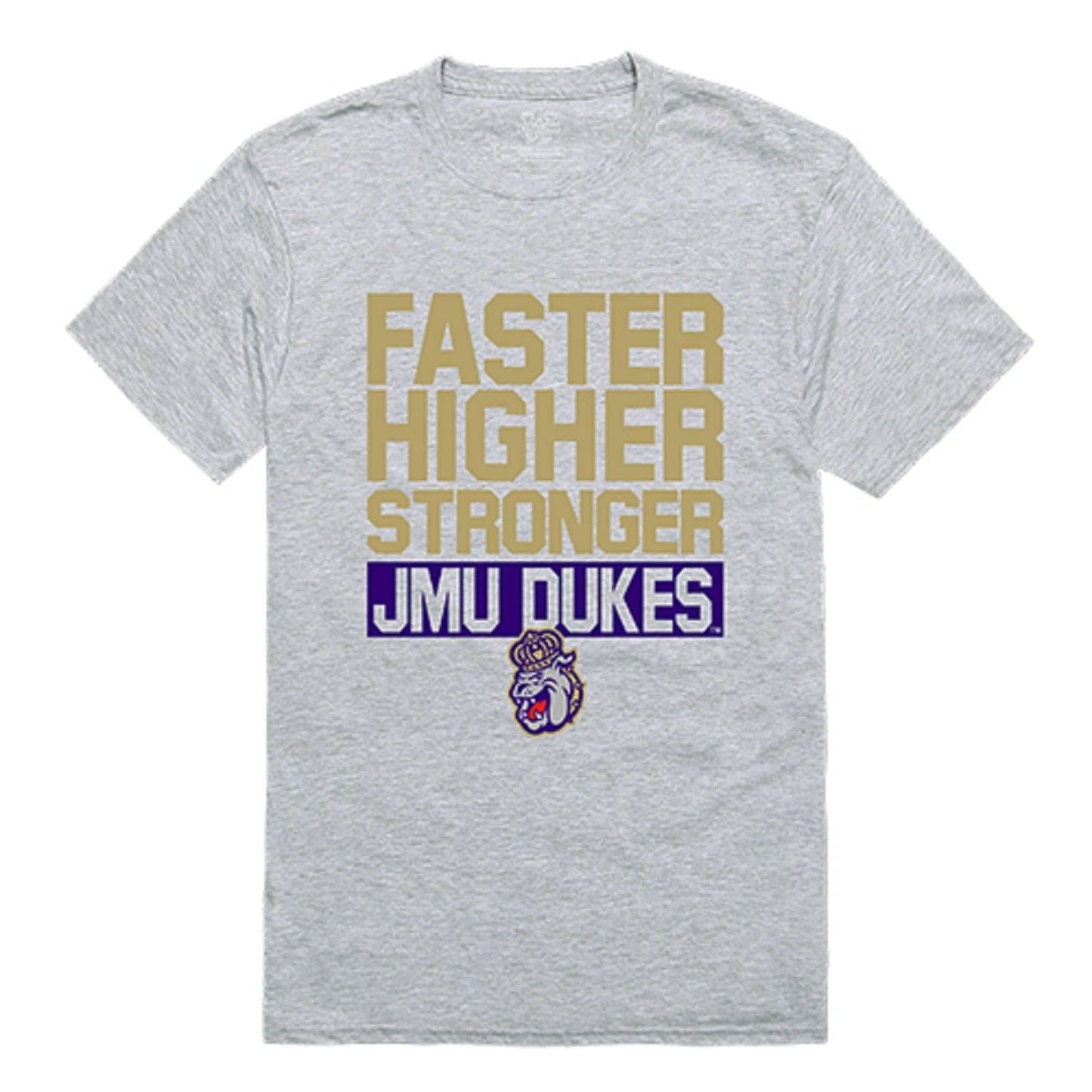 James Madison University Foundation Dukes NCAA Logo Workout T-Shirt S-2XL