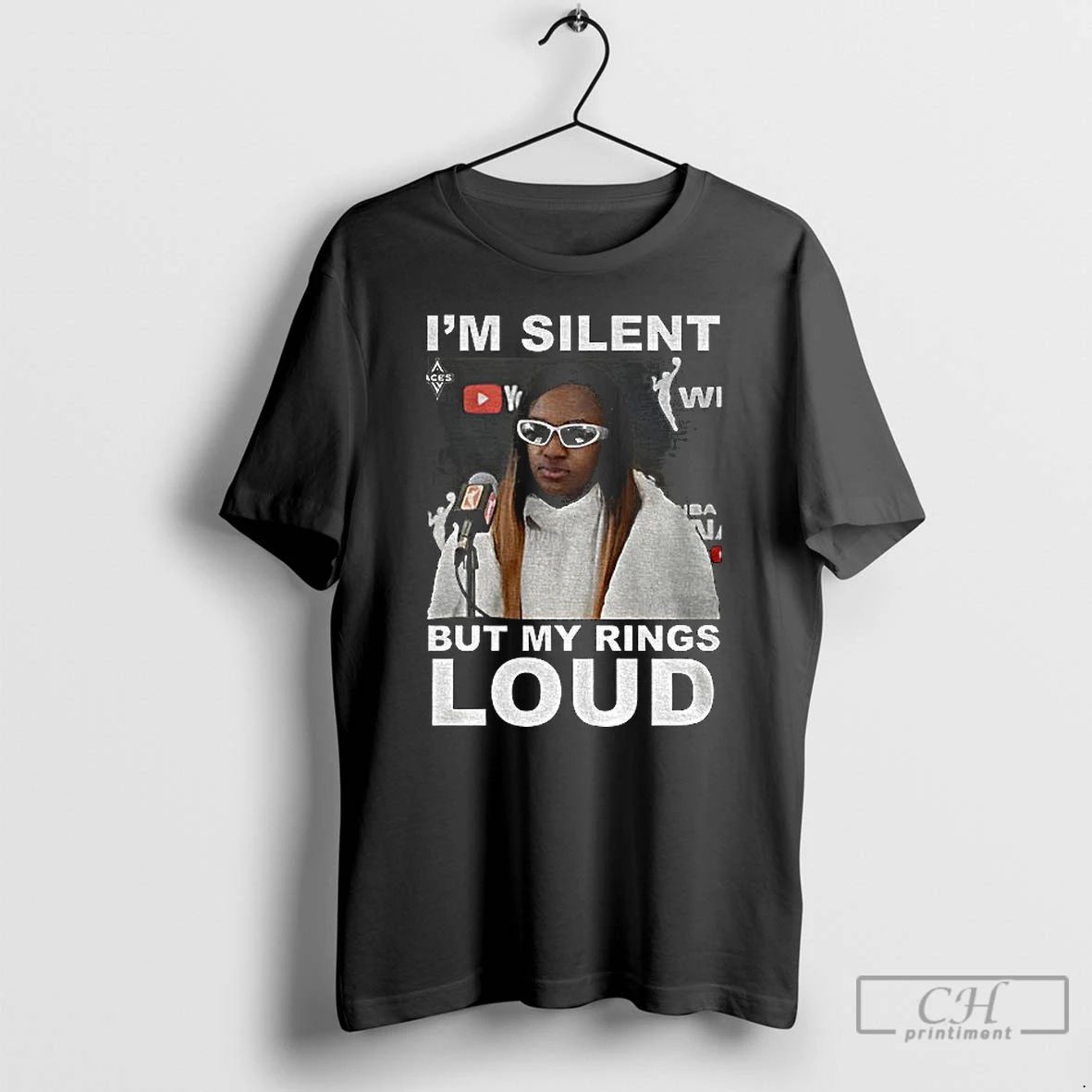 Classic Jackie Young Im Silent But My Rings Loud T Shirts