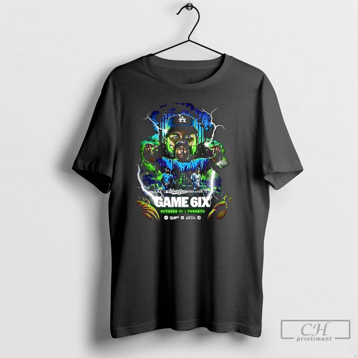 Classic Blue Jays Vs Dodgers World Series 2025 Game 6 Halloween Day T Shirts