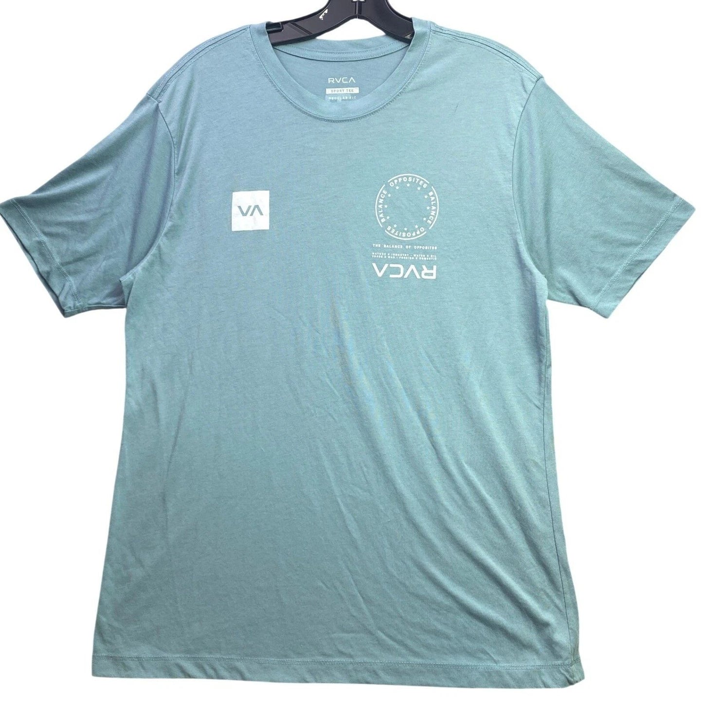 RVCA Shirt Mens Medium Sport Athleisure Preppy Academia Everyday Streetwear