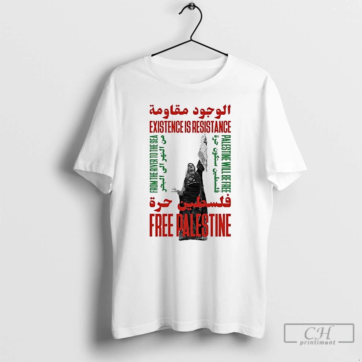 Classic Existence Is Resistance Free Palestine T Shirts