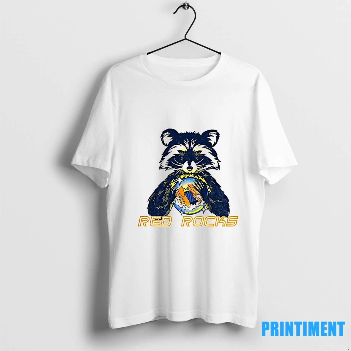 Red Rocks Crystal Ball Raccoon Tshirts Sweater