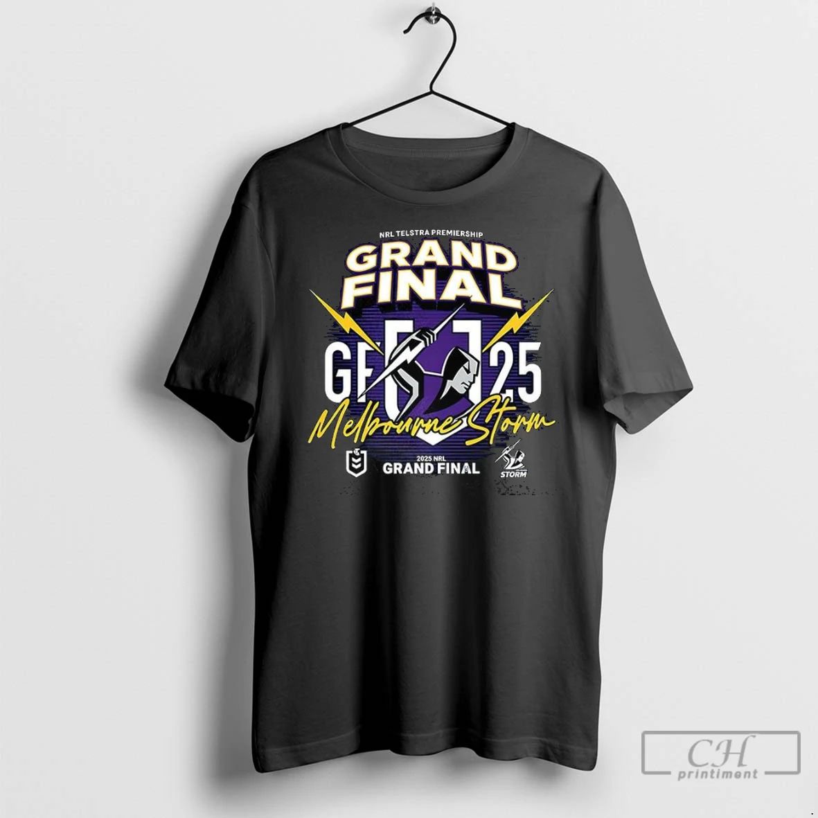 Premium Melbourne Storm 2025 Nrl Mens Grand Final
