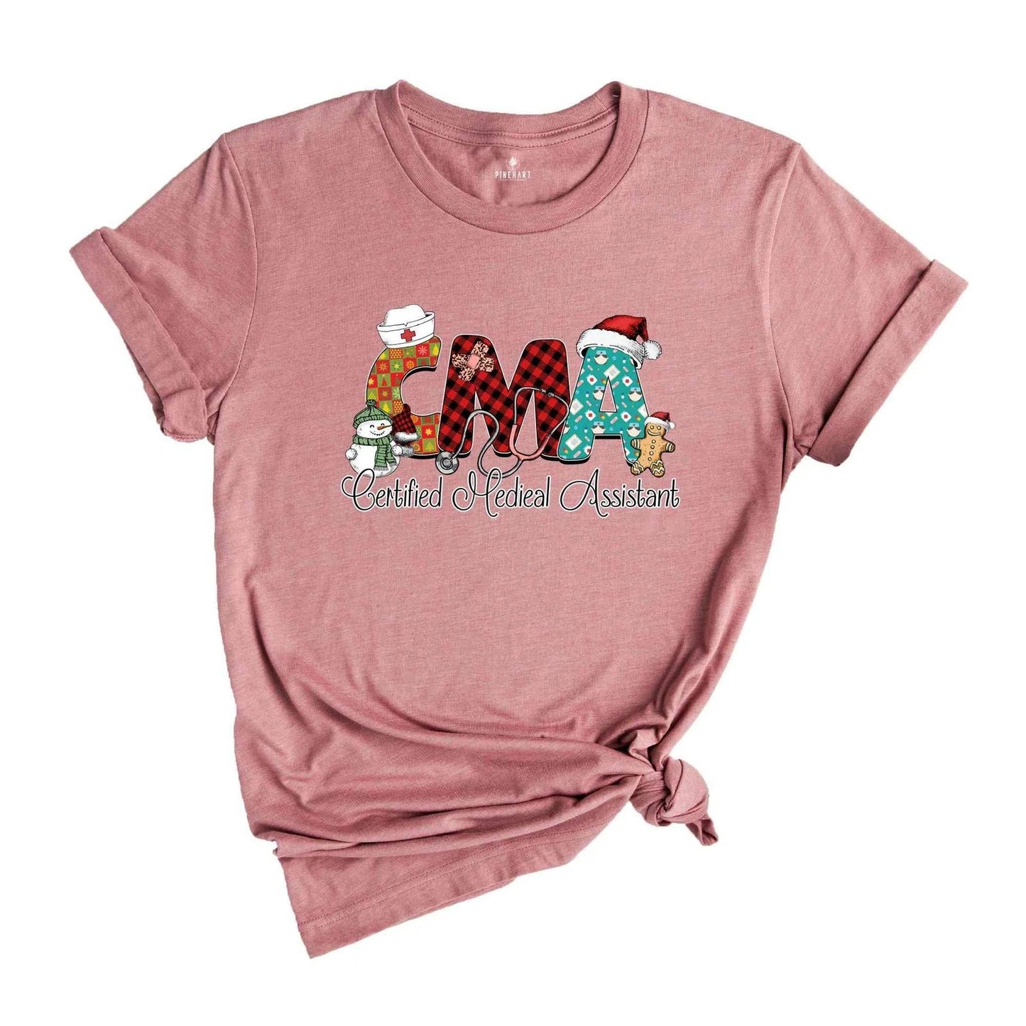Christmas CMA Nurse Shirt, Certified Medical Assistant, Cute Christmas Shirt, Nu