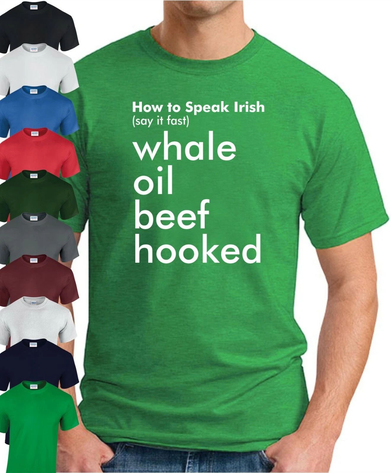 HOW TO SPEAK IRISH T-SHIRT > Funny Slogan Novelty Mens Geeky Gift Ireland Nerd