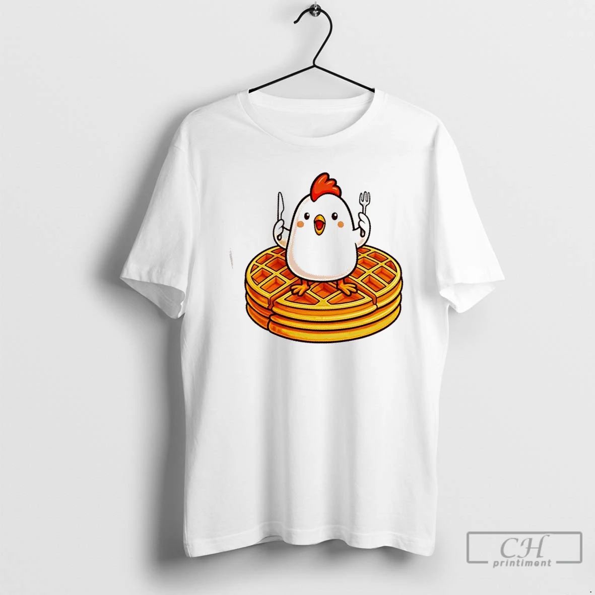 Classic Chicken And Waffles T Shirts