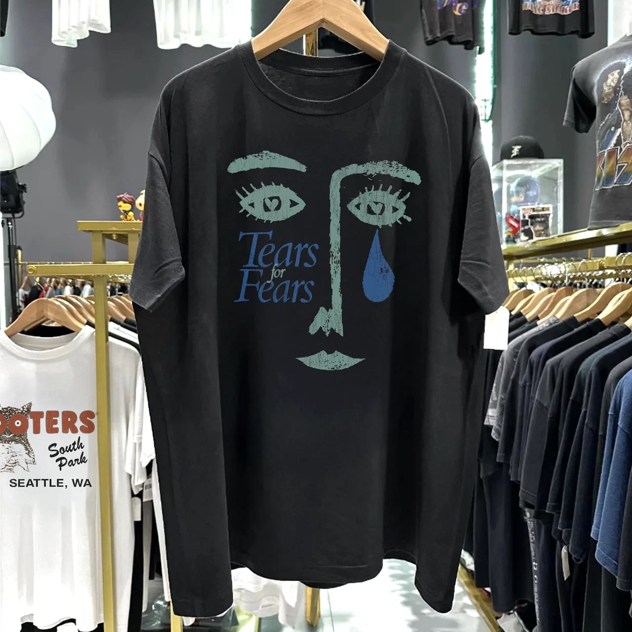 Tears For Fears Band T-Shirt Vintage Retro Music Graphic Tee S-5XL