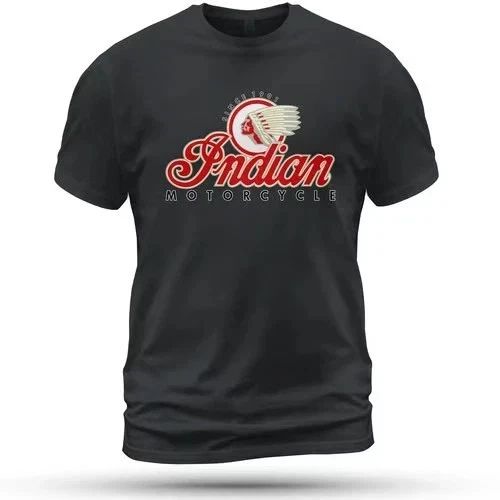 HOT!! New Indian Motorcycle Logo T-Shirt Funny Made in USA