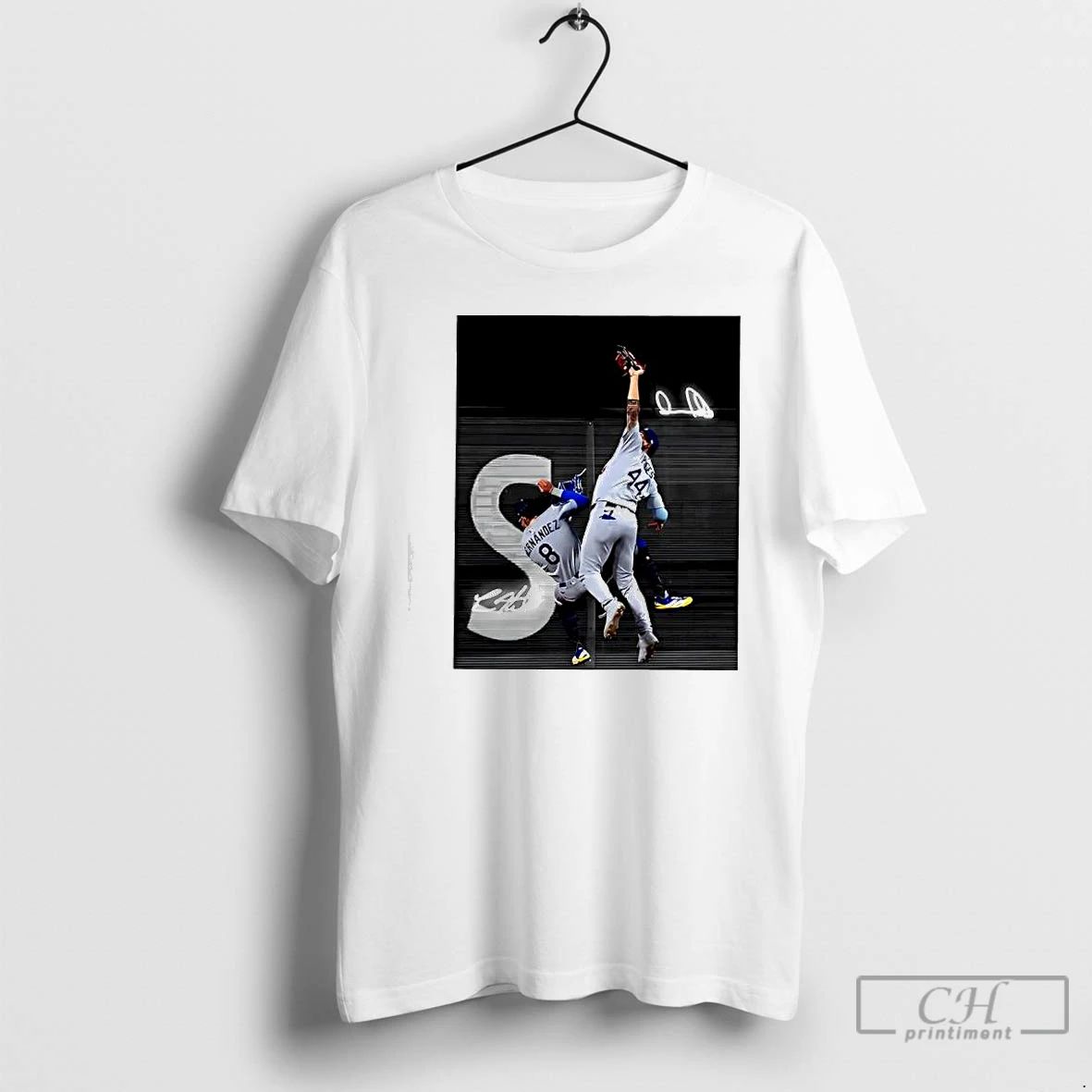 Premium World Series Game 7 Andy Pages Kike Hernandez Signatures T Shirts
