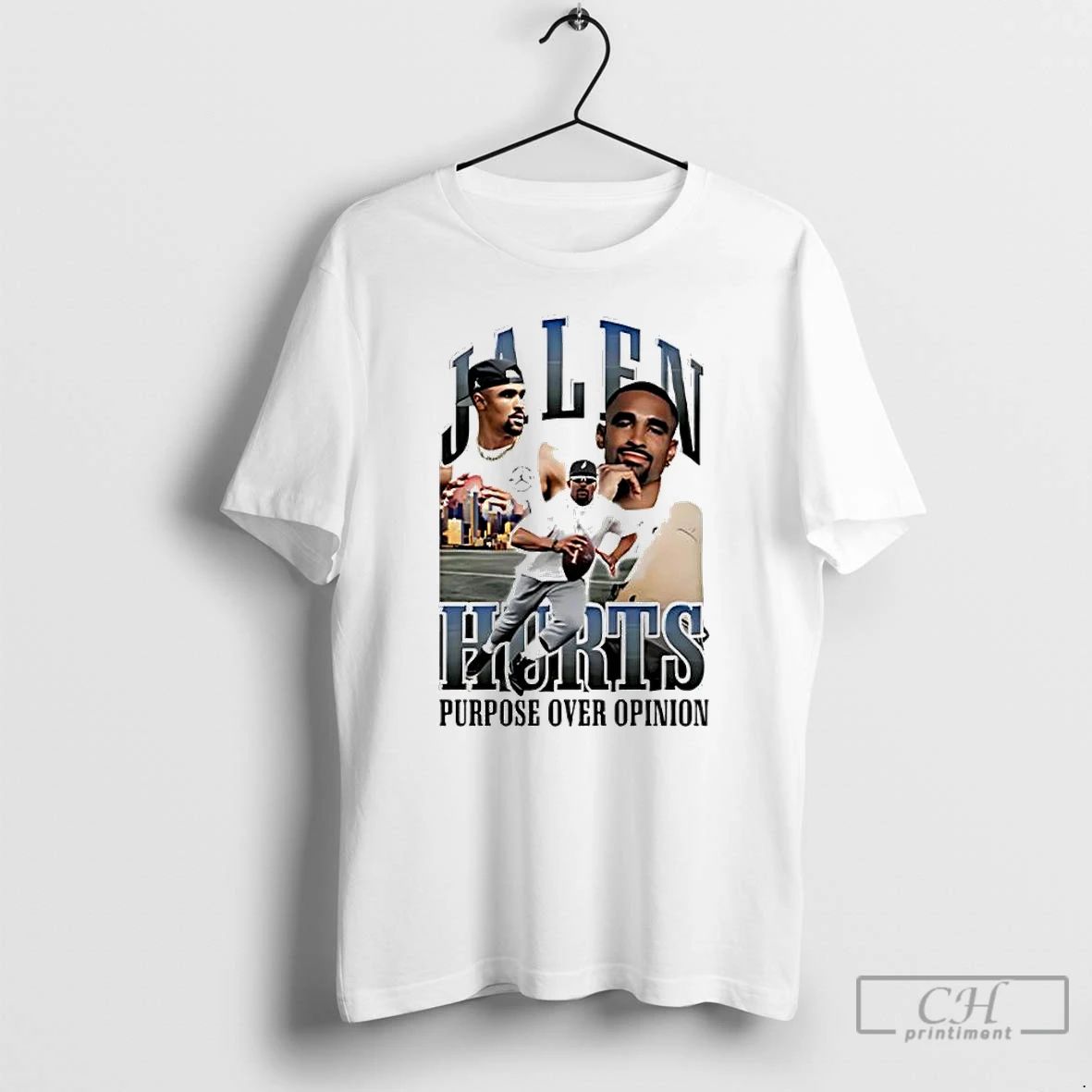 Premium Jalen Hurts Purpose Over Opinion Graphic T Shirts