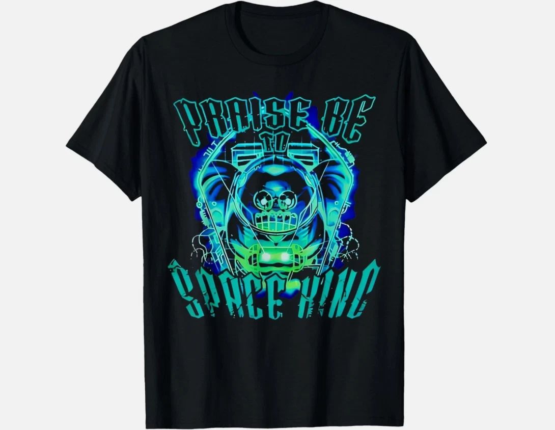 Space King Praise Be Funny Sci Fi T-Shirt S-5XL