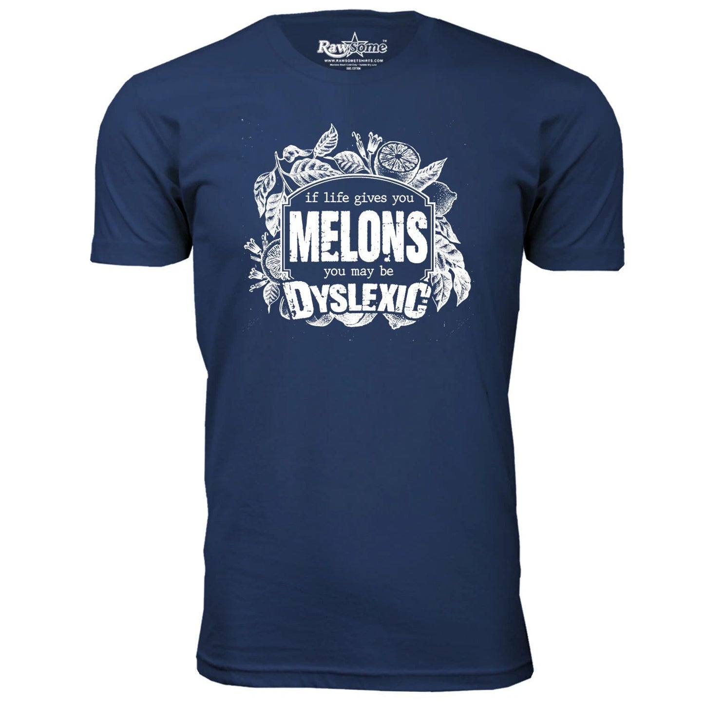 Men Funny Nerd T-Shirt - If Life Gives You Melons