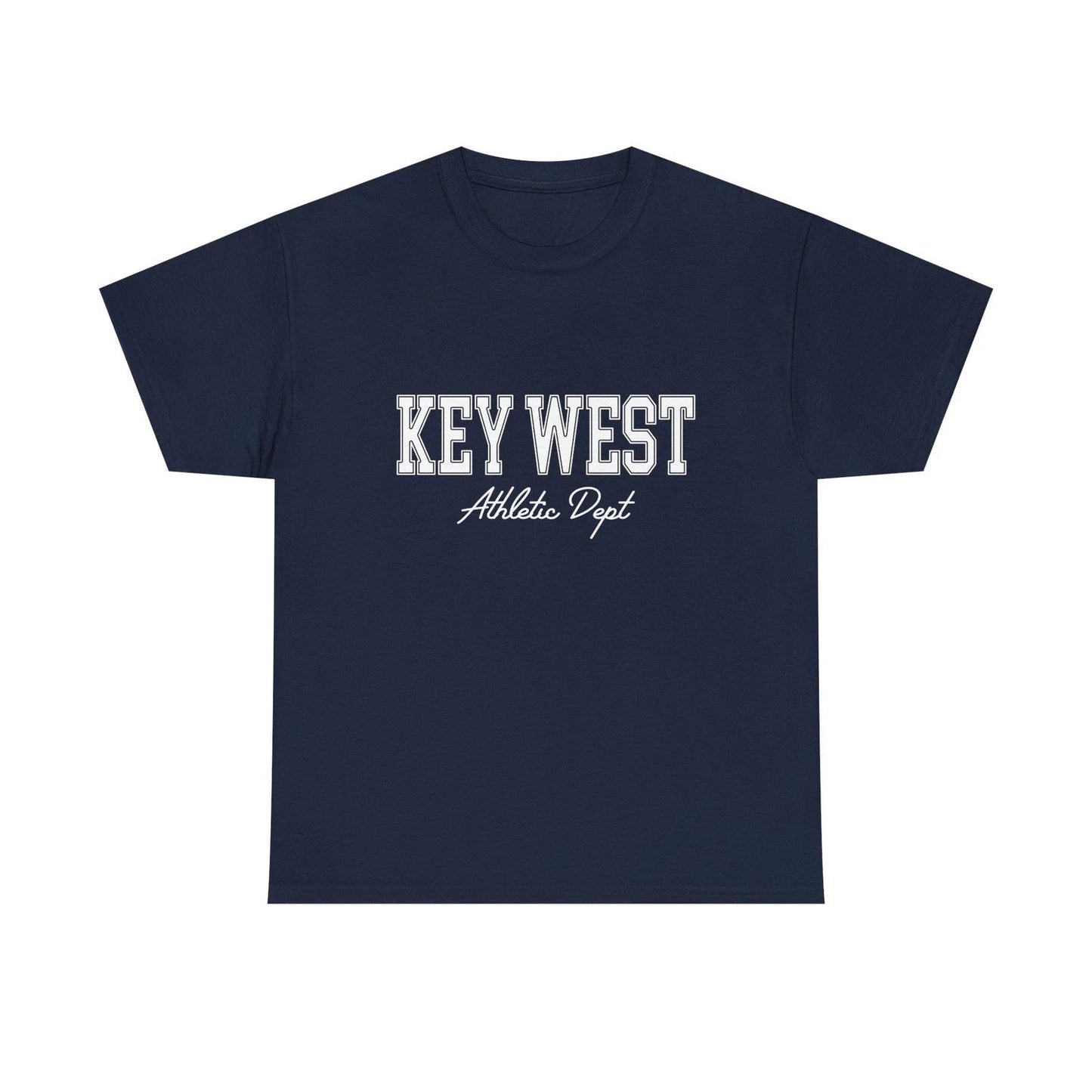 Key West Florida Retro Souvenir Simple Y2k Aesthetic, Athletic Dept Tee