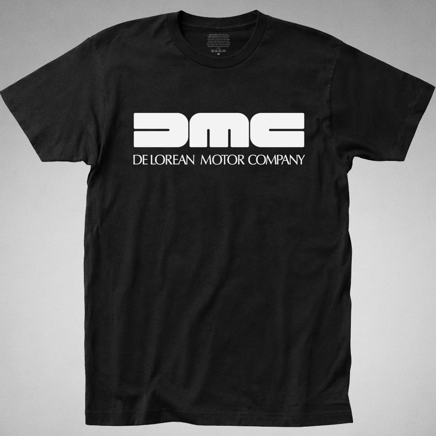 DMC DeLorean Motor Company T-SHIRT tee car auto back to future DMC-12 automotive