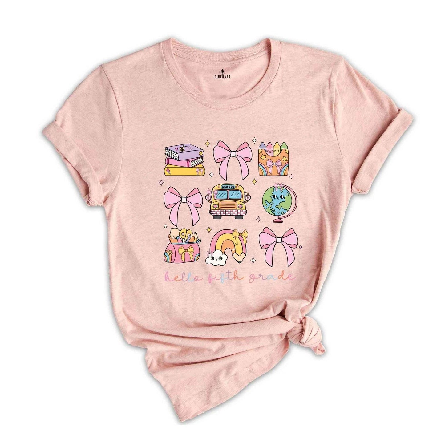 Hello Fifth Grade Shirt, Cute Doodle Shirt, Back To School Shirt, Cute Back To S