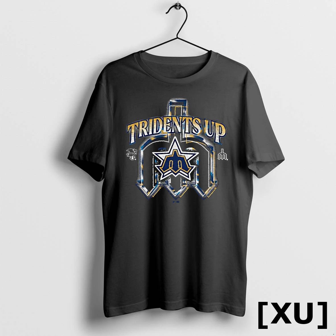 Seattle Mariners Tridents Up Mlb Baseball Regional Franklin Logo Tshirts Sweater
