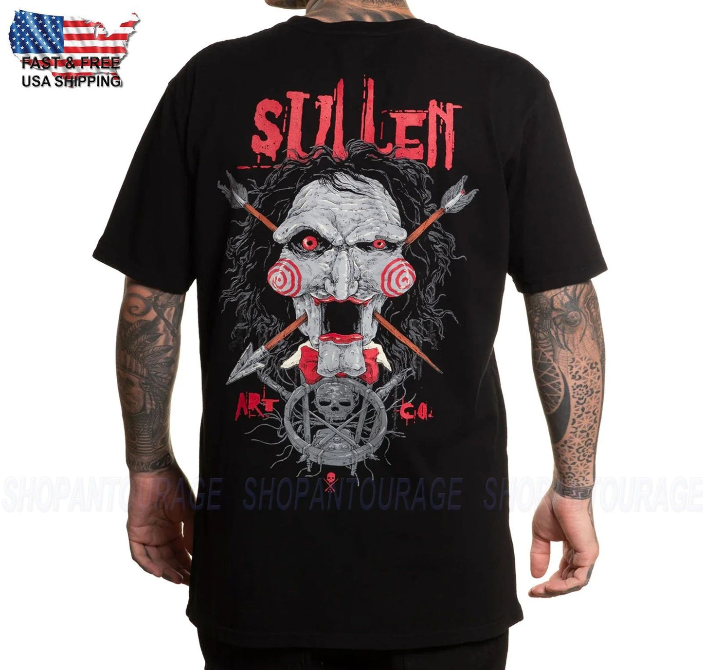 Sullen Art Collective Sawllen Premium Fit SCM7647 T-Shirt Per Uomo
