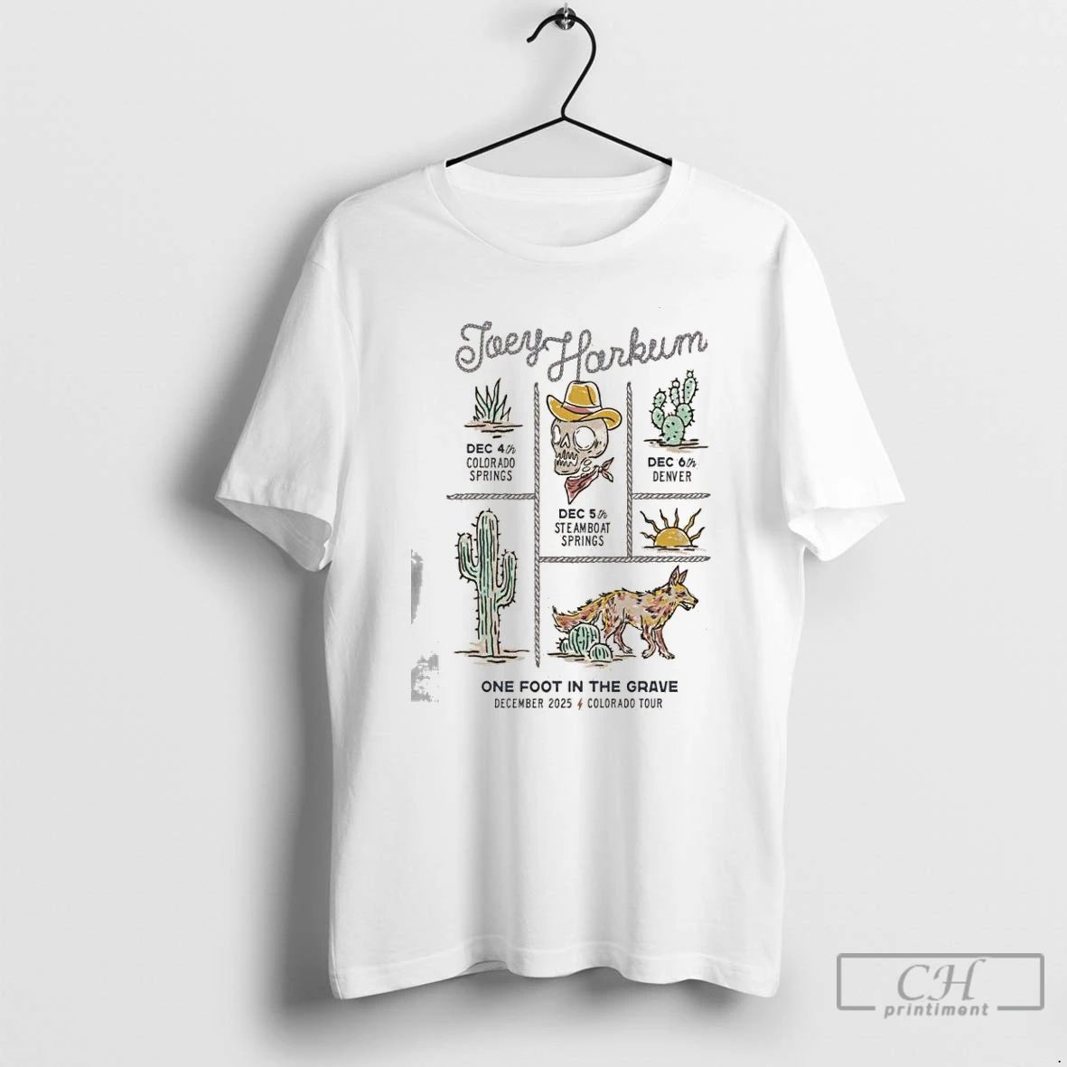 Premium Joey Harkum Colorado Tour On Dec 4 6 2025 T Shirts