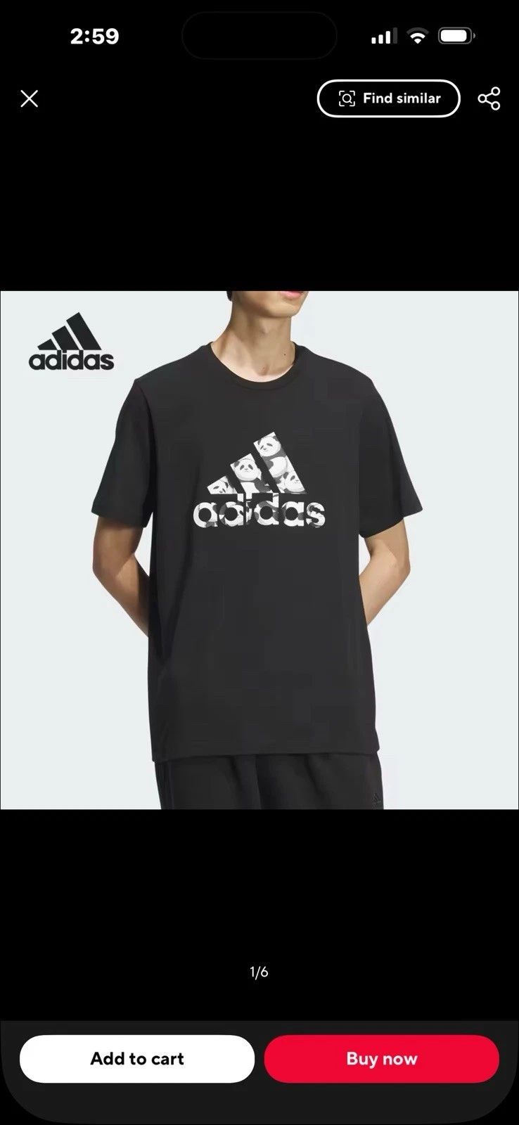 Adidas Official Genuine MTEE 1 Men’s Sports Print Causal T Shirt