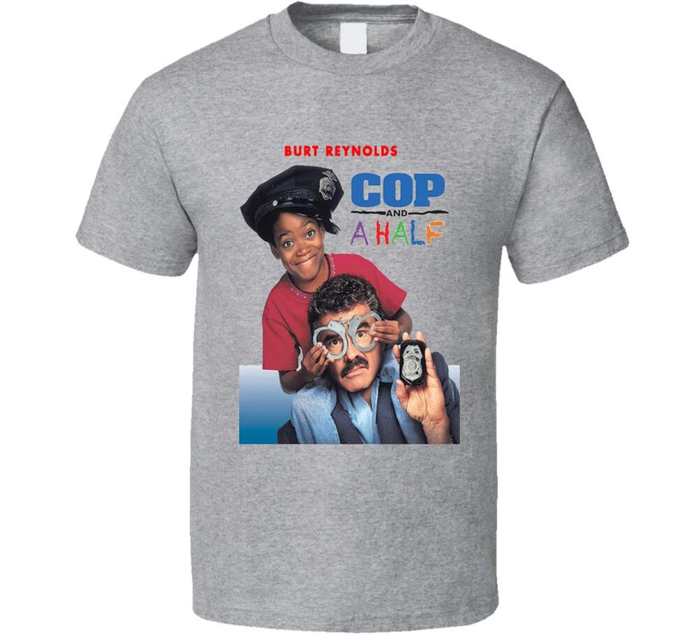 Cop And A Half Retro Comedy Funny Movie T Shirt