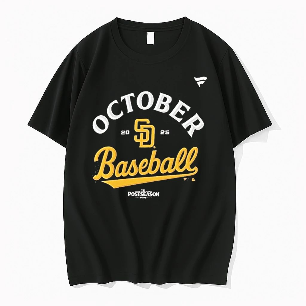 San Diego October Baseball 2025 Postseason Brown Tshirts Sweater