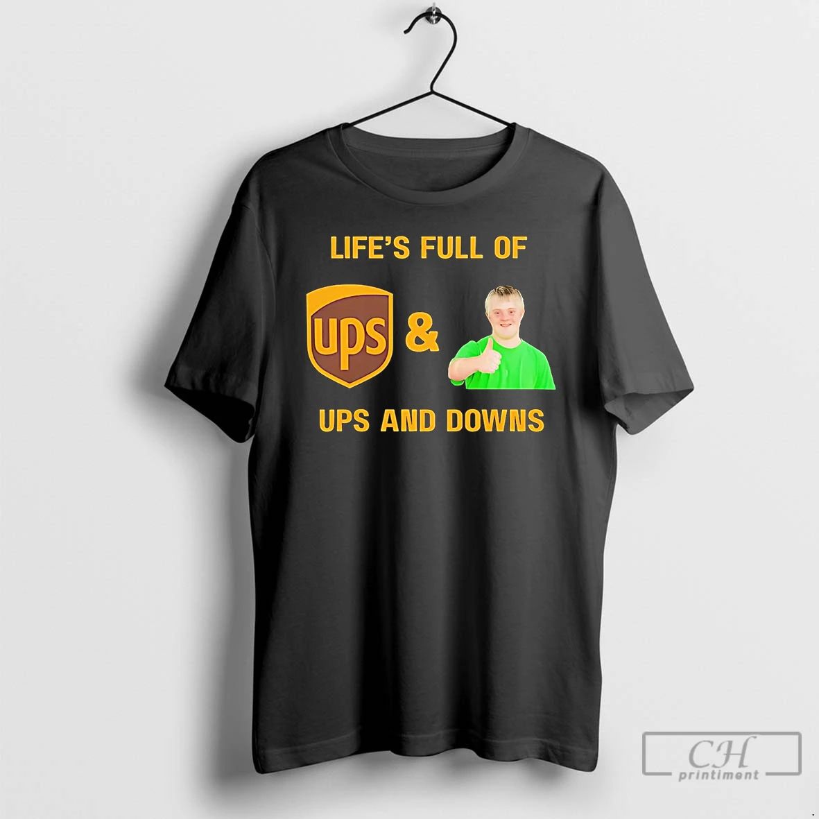 Premium Lifes Full Of Ups And Downs Down Syndrome T Shirts