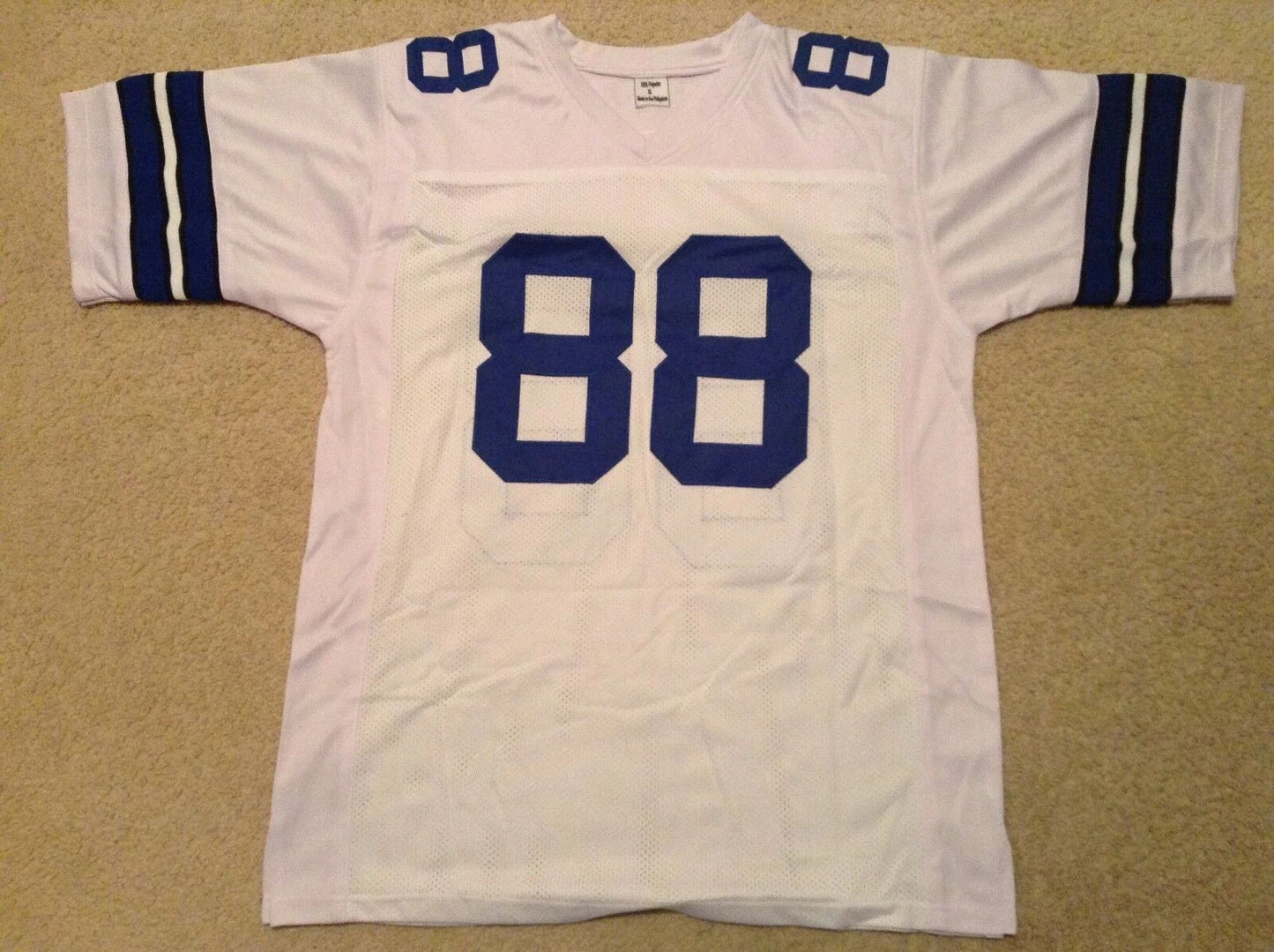 Custom Michael Irvin White Mesh Football Jersey