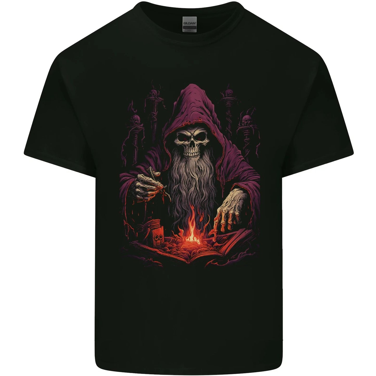 Fantasy Wizard Warlock 7 Mens Light Cotton T-Shirt