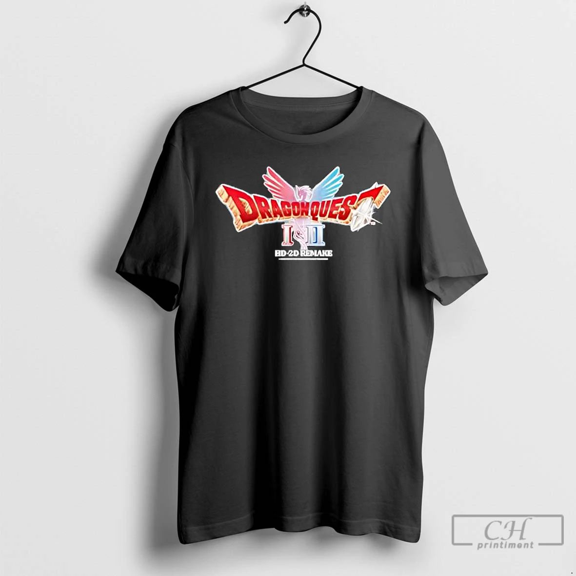 Classic Dragon Quest I Ii Hd 2d Remake Logo T Shirts