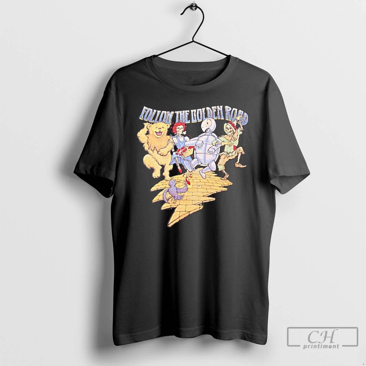 Premium Grateful Dead Follow The Golden Road T Shirts