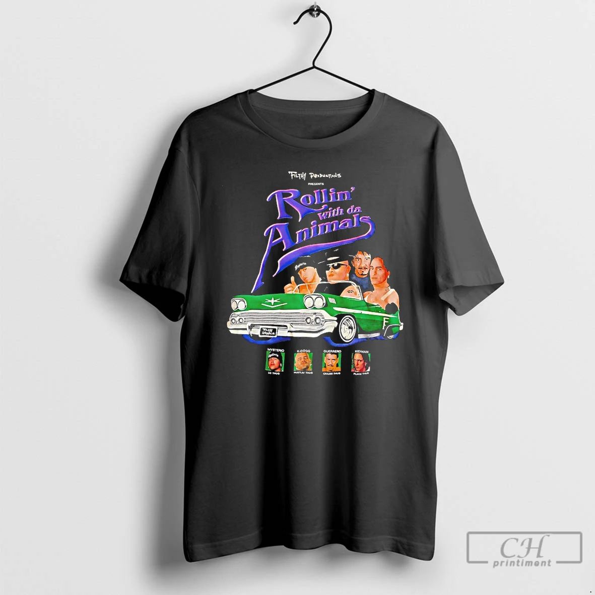 Classic Filthy Productions Presents Rollin With Da Animals T Shirts