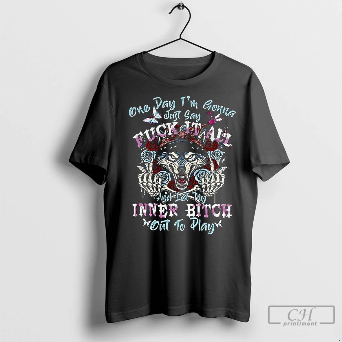 Premium Wolf One Day Im Gonna Just Say Fuck It All And Let My Inner