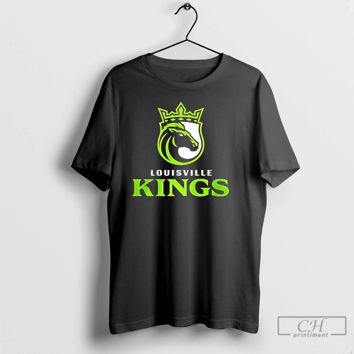 Classic Louisville Kings Lockup Logo T Shirts