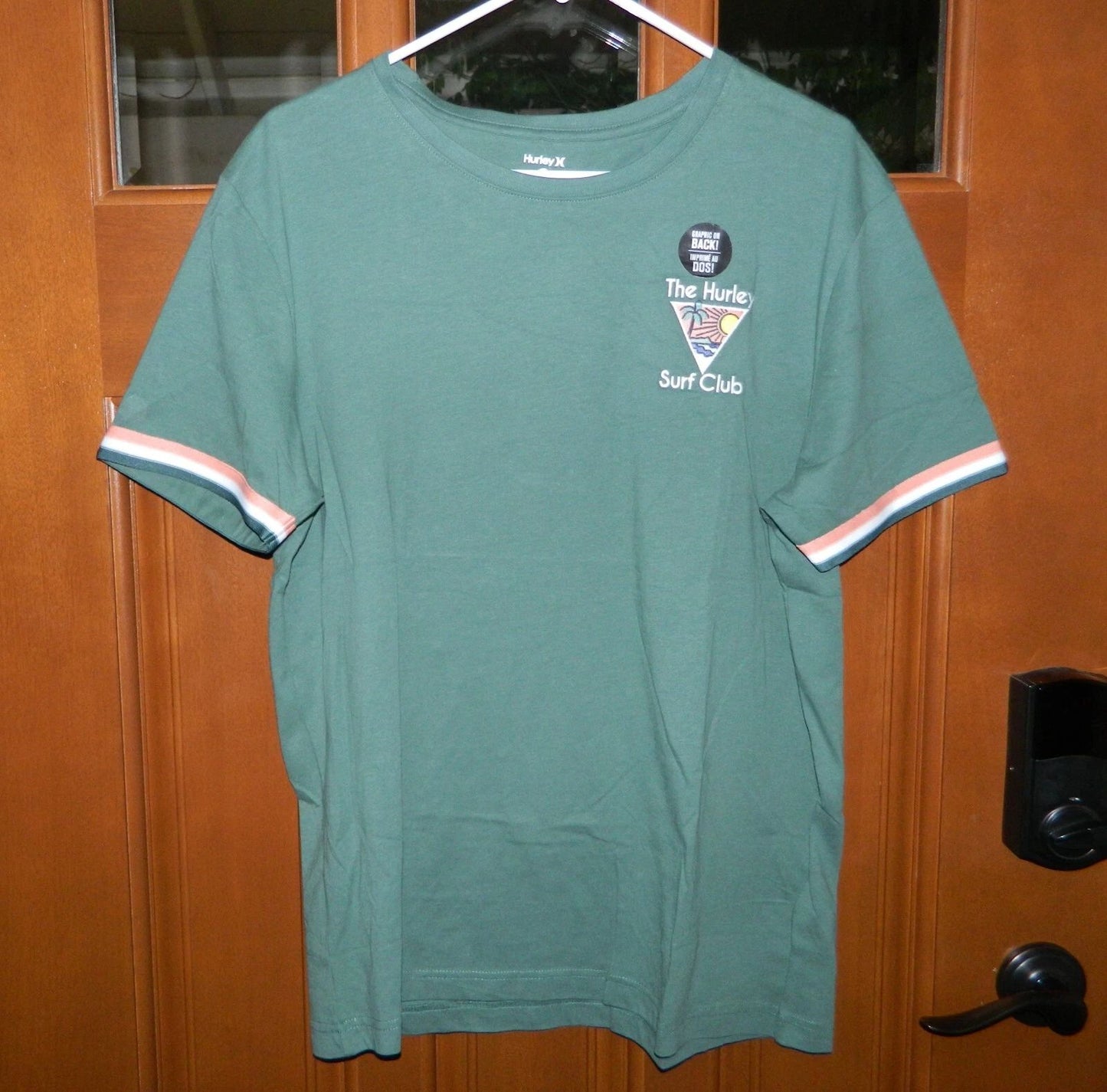 NWT HURLEY unisex Mallard Green SURF CLUB Fashion Tee Shirt* M