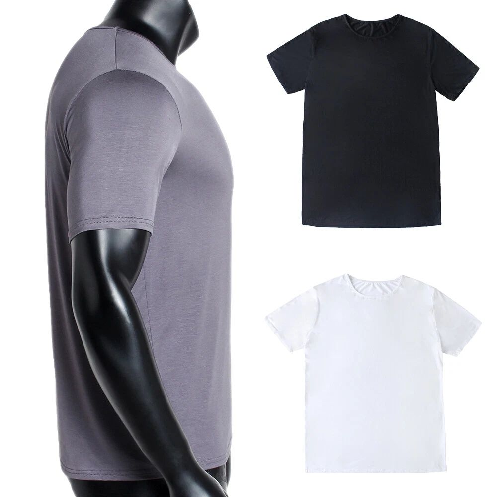 Muscle Tee Mens Casual Summer Tops T shirts Short Sleeve Blouse o neck Slim Fit